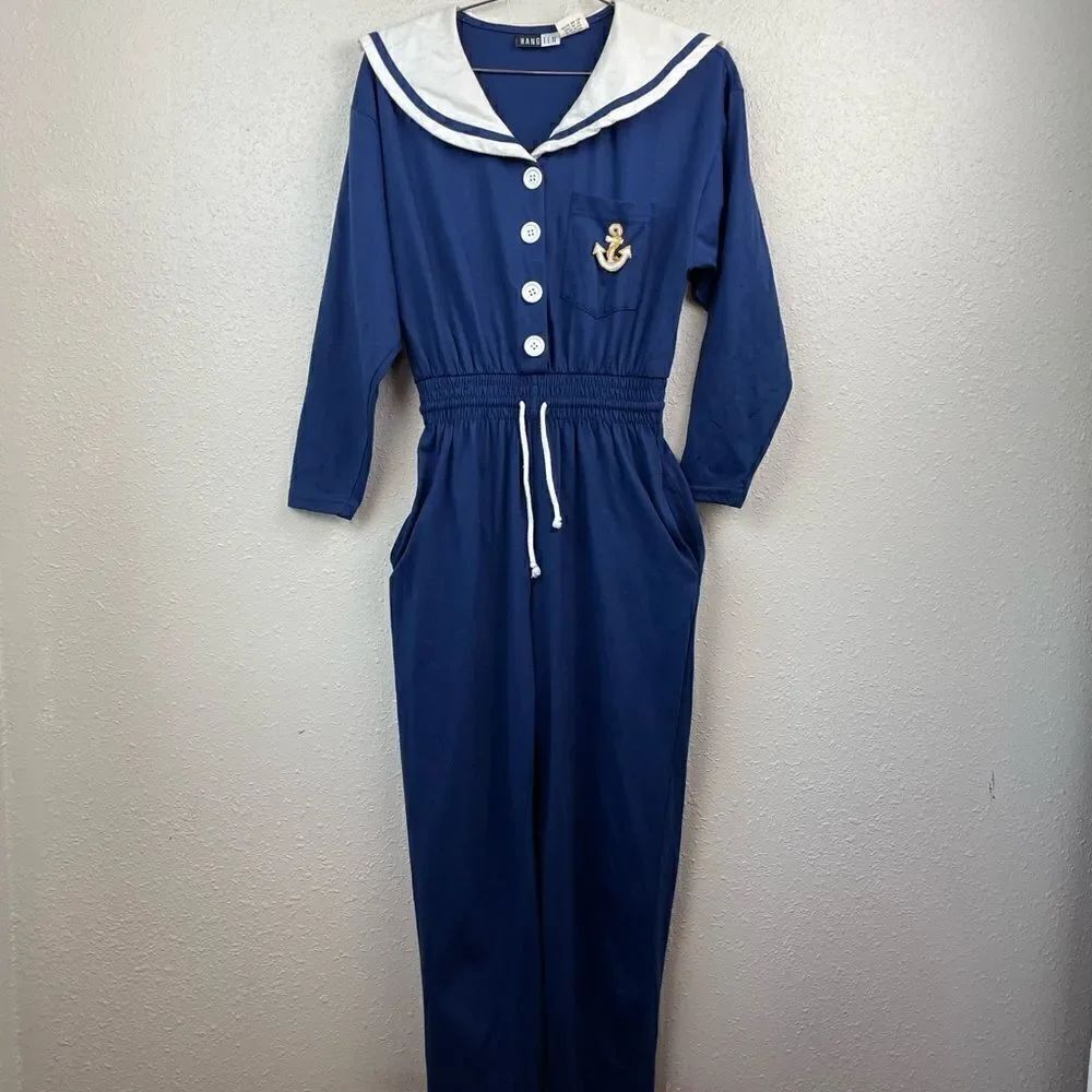 Vintage Hang Ten Sailor Jumper Size S